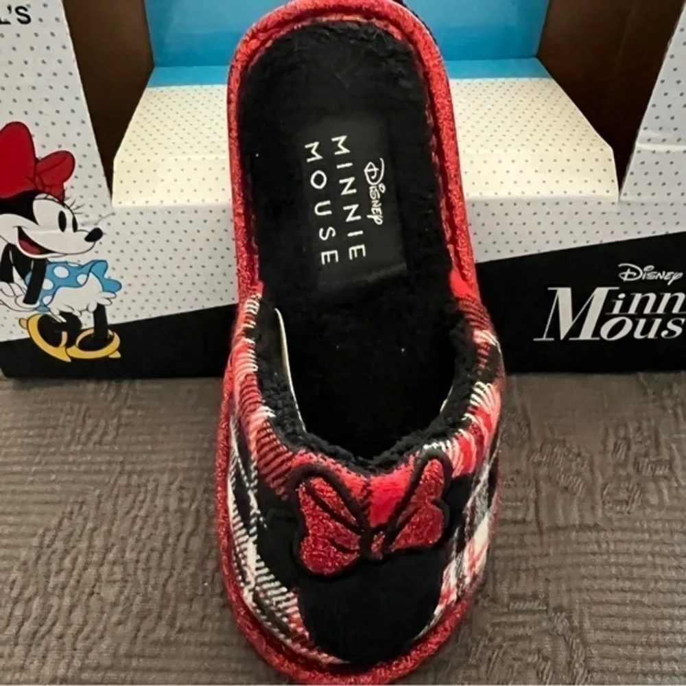 𝅺little Girls Minnie Mouse Slippers